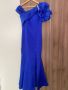 Официална елегантна абитуриенска дълга рокля + подарък бижута, снимка 1 - Рокли - 45271311