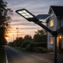 Соларна улична лампа Lylu 2400W с отделен панел и дистанционно управление, снимка 4