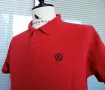 Henri Lloyd Mens Casual Short Sleeve Red Polo Shirt Cotton Size L, снимка 12