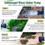 Мини вълнов генератор аквариумна помпа 12W 3000L/H, 37-75L Wave Maker, снимка 6