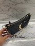 Ysl черна чанта с къса и дълга дръжка, снимка 3