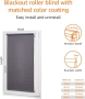 Плътна Щора Amazon Basics Blackout Roller Blind 86×150 см – Термоизолиращи, UV Защита, Без Пробиване, снимка 2