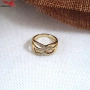 Пръстен с 14К златно покритие 224850, снимка 1