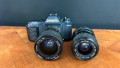 Canon t50 с два обектива, снимка 1 - Фотоапарати - 45050503