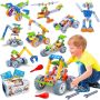  STEM Building Toys 10 в 1 комплект играчки за конструиране, строител за деца 5+ год., снимка 1 - Образователни игри - 45111782