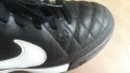 NIKE TIEMPO Leather Kids Football Astro Turf Разм EUR 36,5 / UK 4 детски стоножки за футбол 226-14-S, снимка 5