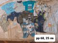 Лот летни дрехи за момче,  размер 68, снимка 1 - Бебешки блузки - 45155201