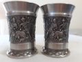 Немски чаши за ракия от калай Antik * Vintage, снимка 4