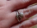 Сребърен пръстен със сърчице, снимка 6