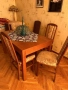 Разтегателна маса с шест стола, снимка 3