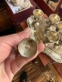 стар посребрен комплект от 6 чашки и поднос, снимка 3