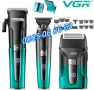 Комплект Машинка за подстригване, самобръсначка и тример VGR 694, снимка 1