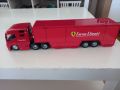 Камион FERRARI TRUCK F1 CAR TRANSPORTER TEAM, Burago,голям 1/43, 36 см., снимка 2