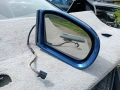 Дясно огледало за Mercedes W203 син цвят , снимка 1