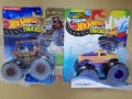 Комплект бъгита Hot Wheels Monster Trucks - The Flintstones / Color shifters Pure Muscle, снимка 2