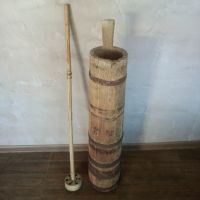 Стара дървена буталка за масло., снимка 12 - Антикварни и старинни предмети - 45681515
