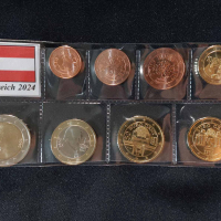 Австрия 2024 - Евро Сет - комплектна серия от 1 цент до 2 евро , 8 монети, снимка 3 - Нумизматика и бонистика - 44943867