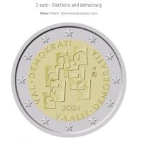 2 Евро/EURO монети (Юбилейни) емитирани 2024г, снимка 5 - Нумизматика и бонистика - 45890939