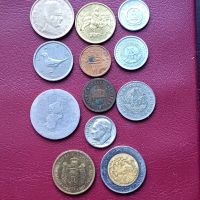 12 монети от различни страни. , снимка 2 - Нумизматика и бонистика - 45186449