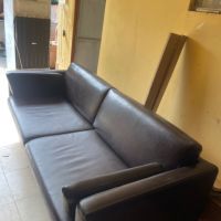 Офис диван кафява кожа, снимка 4 - Дивани и мека мебел - 45584768