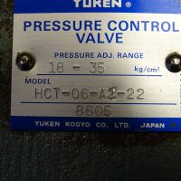 Хидравличен клапан YUKEN HCT-06-A2-22 pressure control valve, снимка 3 - Резервни части за машини - 45338326