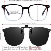 Слънчеви очила LVIOE с щипка за диоптрични очила, снимка 2 - Слънчеви и диоптрични очила - 45110506