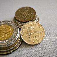 Mонета - Сингапур - 20 цента | 1991г., снимка 1 - Нумизматика и бонистика - 45481140