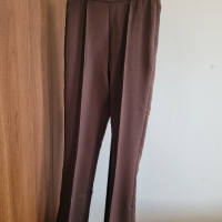Елегантен дамски панталон с висока талия и ръб, снимка 3 - Панталони - 44954489