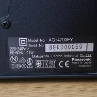 Видео S-VHS Panasonic AG-4700EY  HI-FI , снимка 7 - Плейъри, домашно кино, прожектори - 45332401