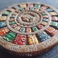 Сувенир от Мексико зодиак календар на маите, снимка 4 - Други ценни предмети - 45472231