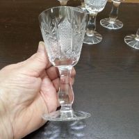 Кристални чаши , снимка 2 - Антикварни и старинни предмети - 45906459