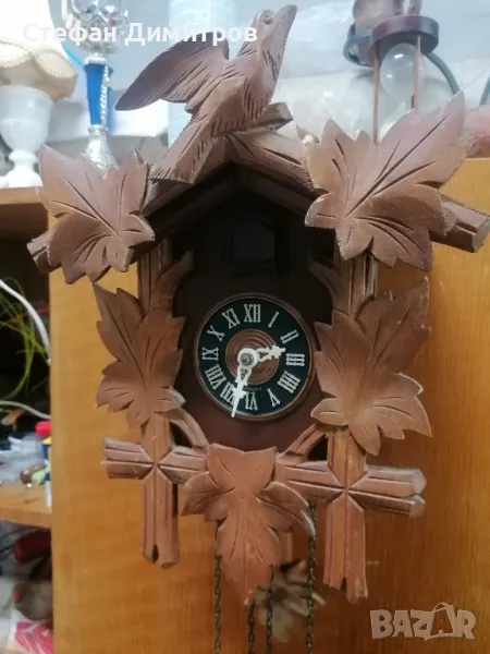 работещ механичен стенен часовник , снимка 1