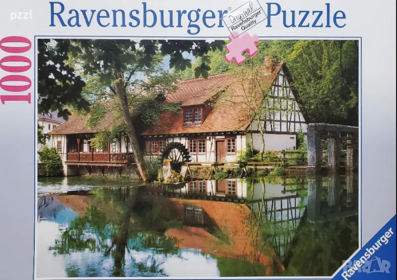 [неналичен] Пъзел "Watermill" Kinkelin 1994г. Ravensburger 1000 части, снимка 1