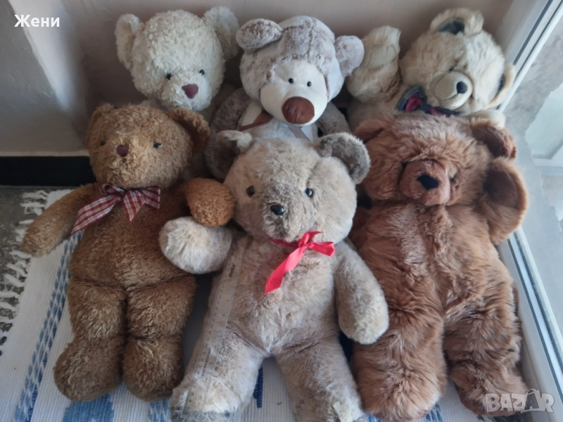 Плюшени мечета и Heunec сладък плюшен заек, снимка 1