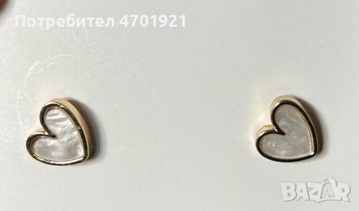 Обици сърца, снимка 1