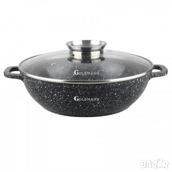 Тенджера Goldmann 24/28/32/36 см., плитка, Лят алуминий, Керам. покр., Индукция, снимка 1