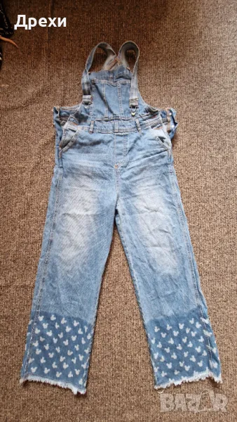 Дамски дънков гащеризон Zara, снимка 1