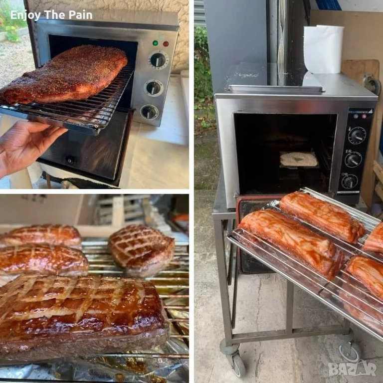 Helia Smoker пушилня, уред за бавно готвене и безпламъчно опушване., снимка 1