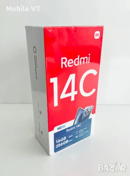 НОВ! Xiaomi Redmi 14C 256GB 8GB Ram Sage Green 2г.Гаранция!, снимка 1