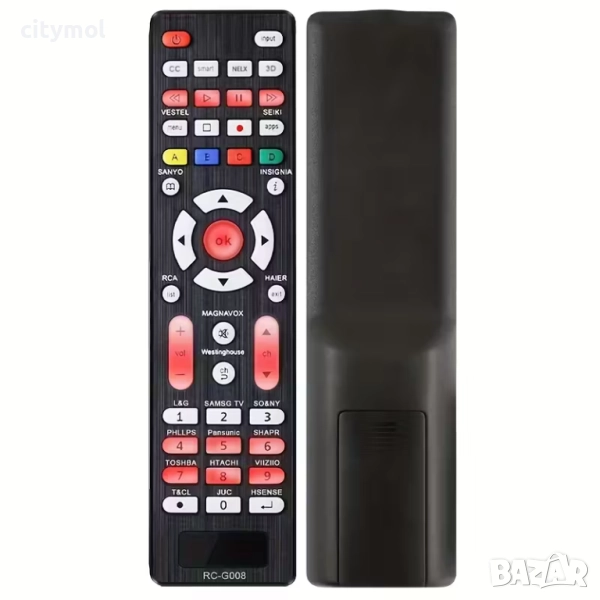 Универсално дистанционно за LG, Sony, Samsung, Panasonic, Toshiba, Philips, Hisense, Sharp TV и др, снимка 1