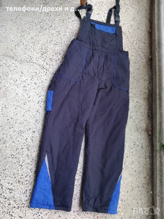 Работен зимен полугащеризон KASTOR WINTER BLUE в отлично състояние (XXL), снимка 1