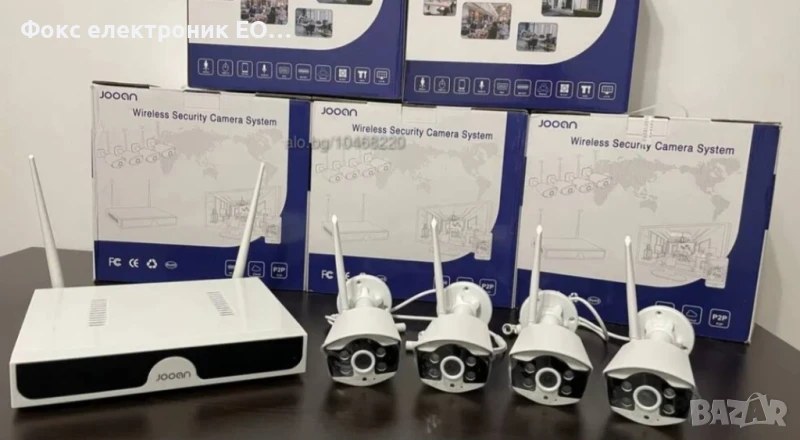 Комплект 4 WIFI камери за видеонаблюдение, снимка 1