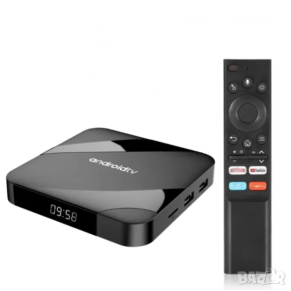 Настроен TV BOX TV98, 8K, Android 14 ATV, RAM 4GB DDR4, ROM 64GB, CPU Amlogic, снимка 1