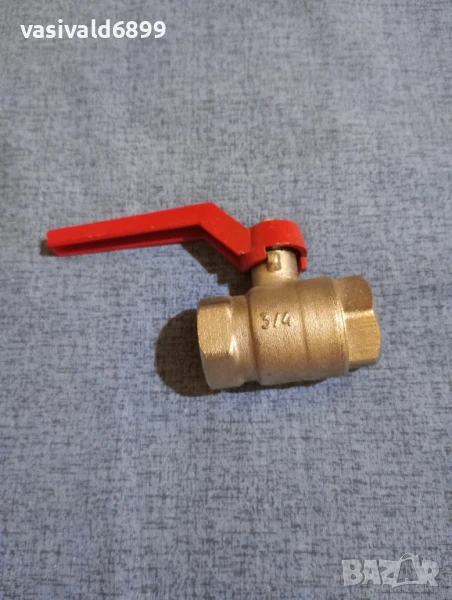 Кран спирателен сферичен 3/4 цол , снимка 1