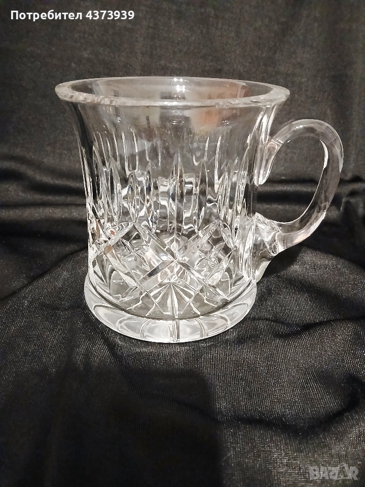 Кристална халба за бира, снимка 1