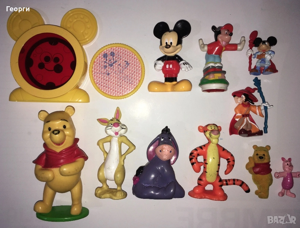 Играчки на Мики Маус и Мечо Пух Disney от Италия., снимка 1