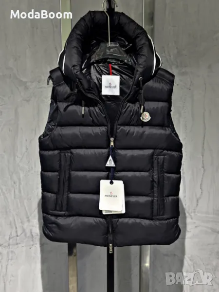 Moncler черен мъжки елек , снимка 1