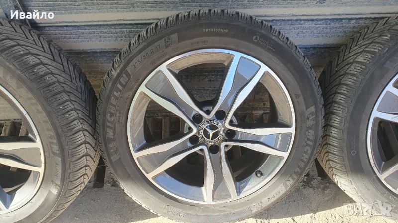 Оригинални джанти с гуми Mercedes W205 17 цола, снимка 1