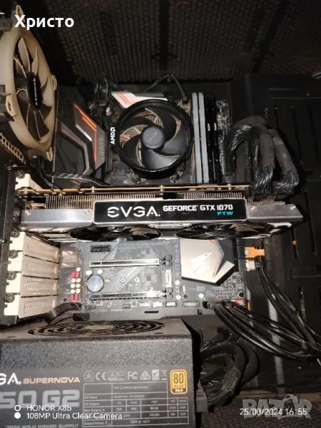 продавам evga gtx 1070 FTW, снимка 1