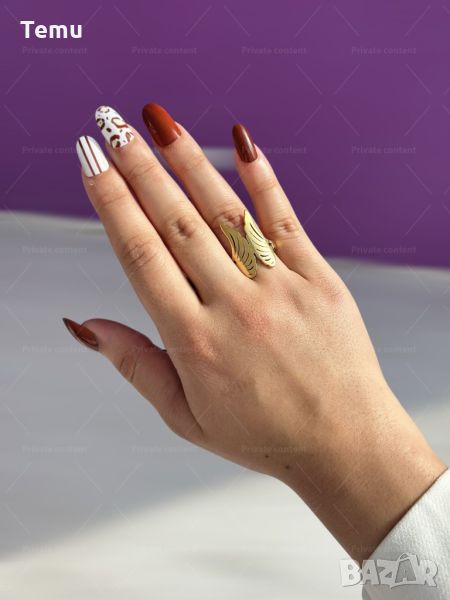 Дамски пръстен от неръждаема стомана, снимка 1